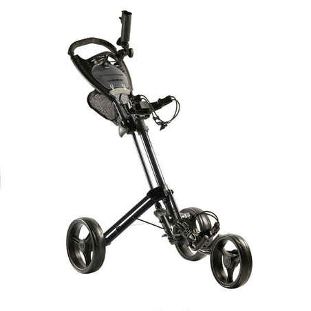 Rear wheel for 2 and 3 wheel compact golf trolley 26 cm - INESIS