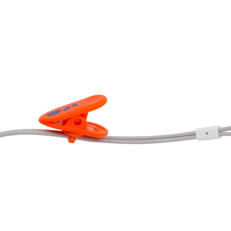 Lecteur MP3 étanche natation et écouteurs SwimMusic 100 V3 Blanc Orange Gris
