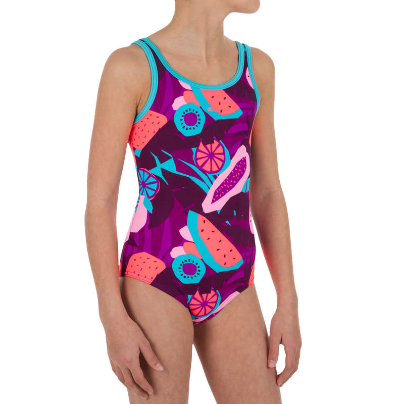 GIRL'S SWIMSUITS Swimwear and Beachwear - Heva+ One-Piece Swimsuit Blue NABAIJI - Swimwear and Beachwear