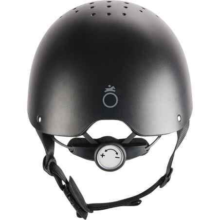 Casco Equitación 100 Fouganza negro