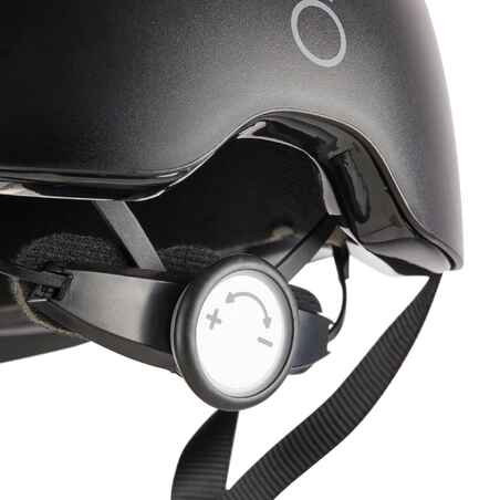 Casco Equitación 100 Fouganza negro