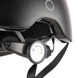 Casque équitation 100 noir