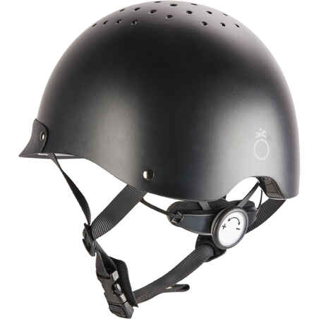 100 Horse Riding Helmet - Black