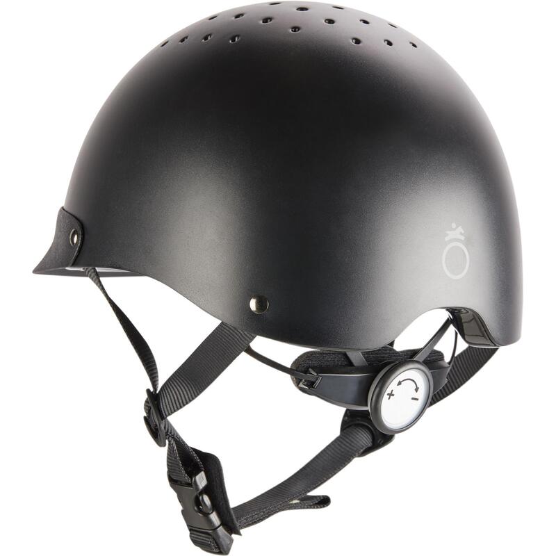 Casco Equitación 100 Fouganza negro