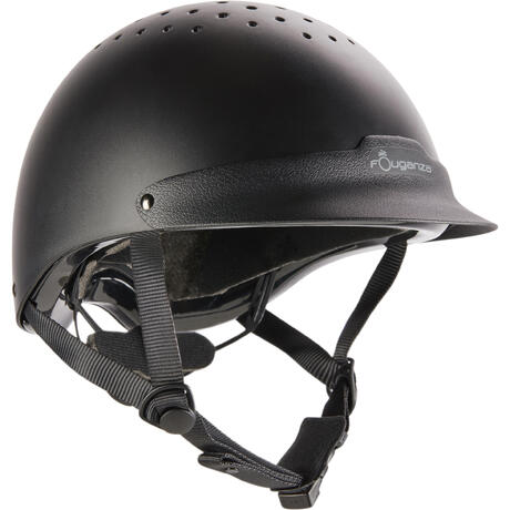 100 Horse Riding Helmet - Black | Fouganza