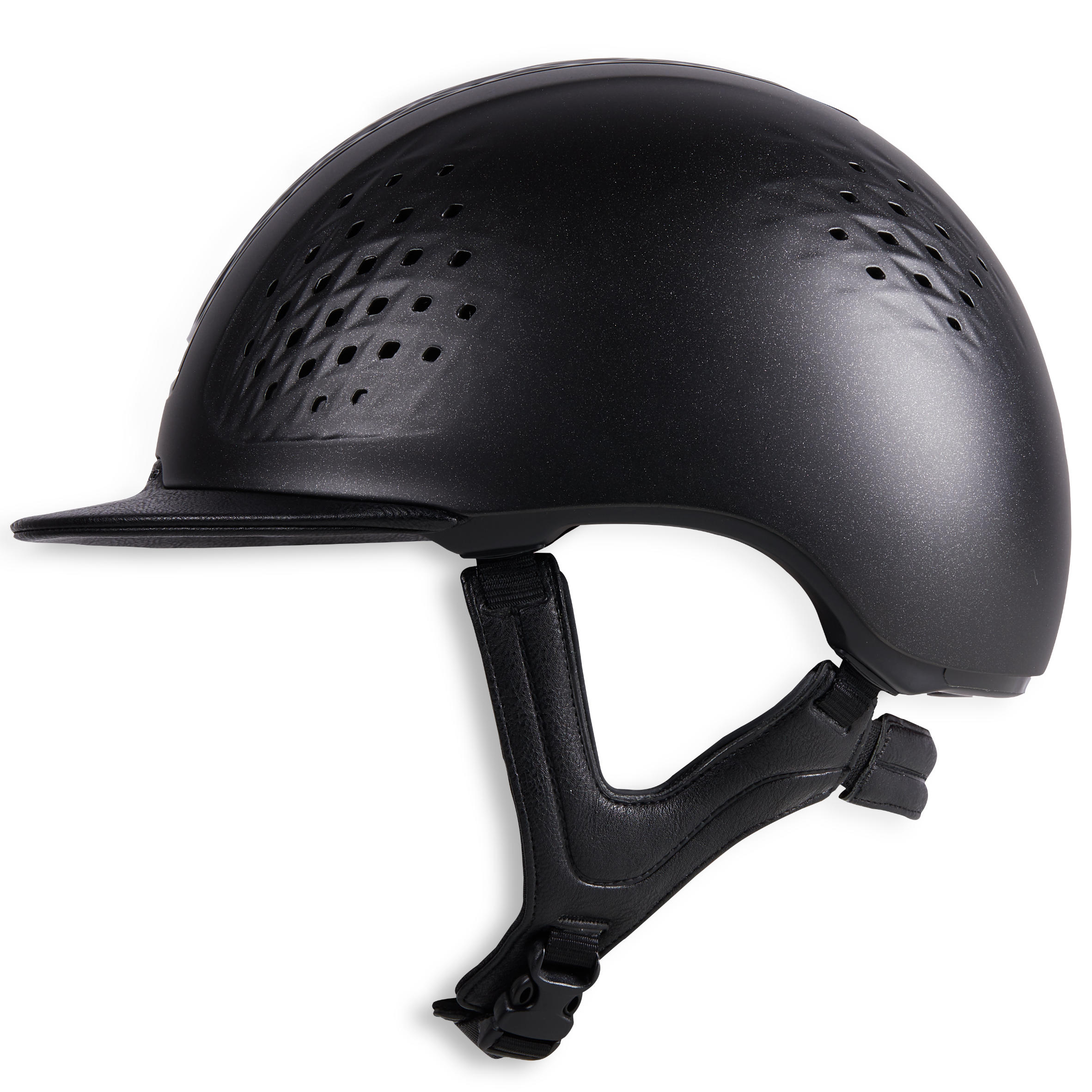 Horse Riding Helmet + Bag 900 - Black 