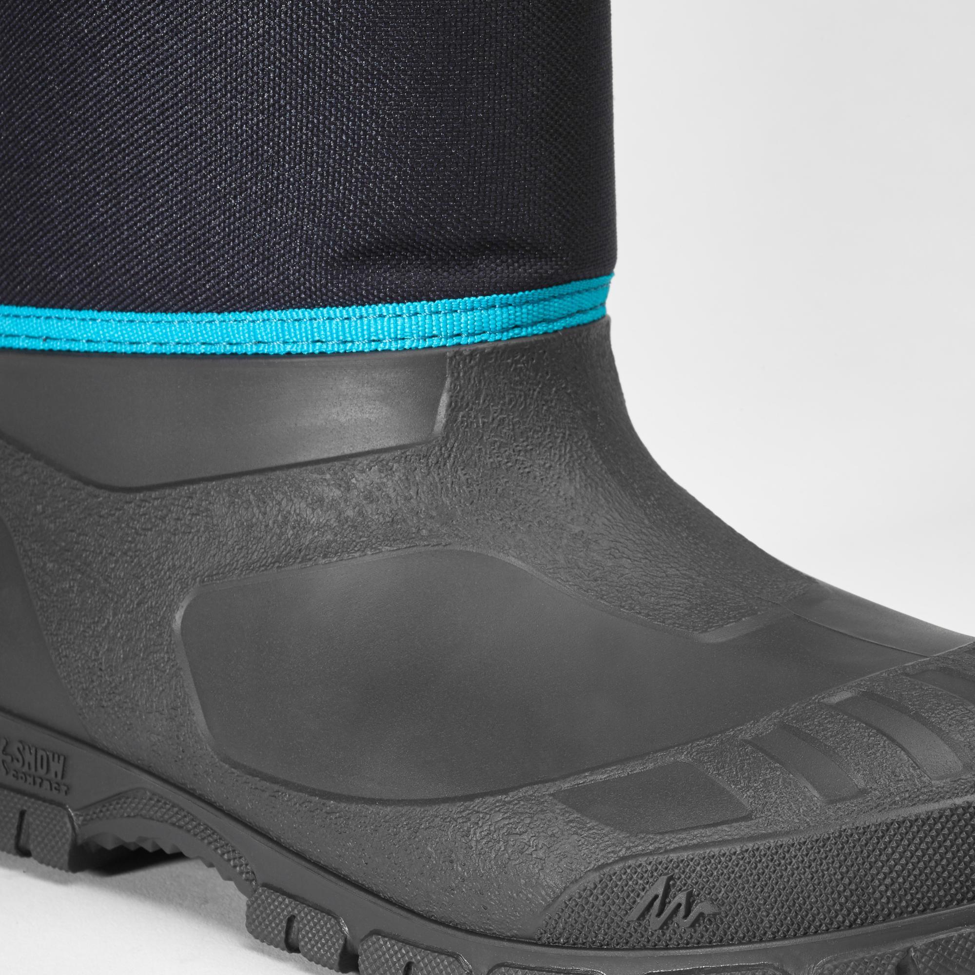 Doposci trekking bambino SH100 WARM impermeabili azzurri | dal 26 al 37  QUECHUA | DECATHLON
