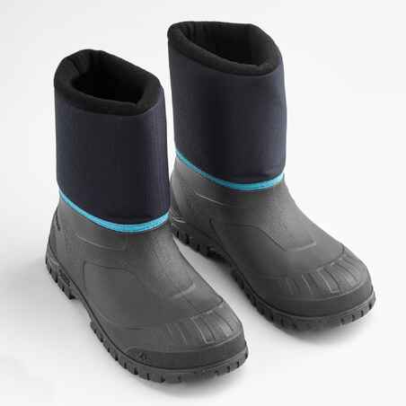 BOTAS NIEVE CÁLIDAS IMPERMEABLES NIÑOS 26 37 SENDERISMO SH100 WARM CREMALLERA Decathlon