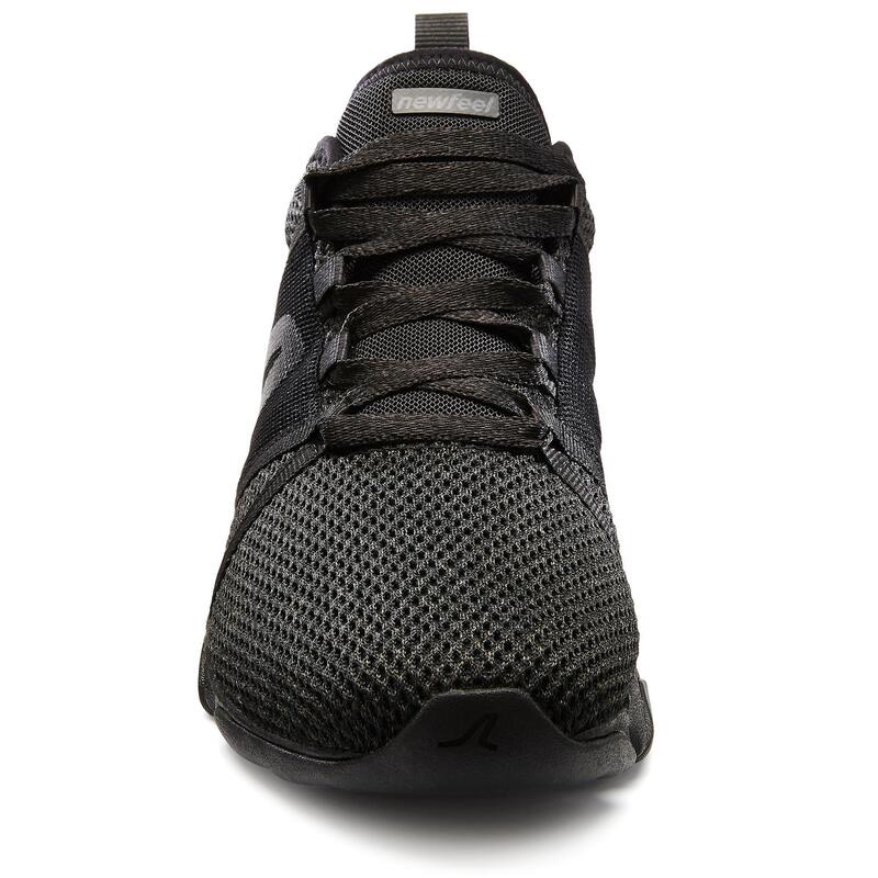 Herensneakers voor sportief wandelen PW 540 Flex-H+ full zwart