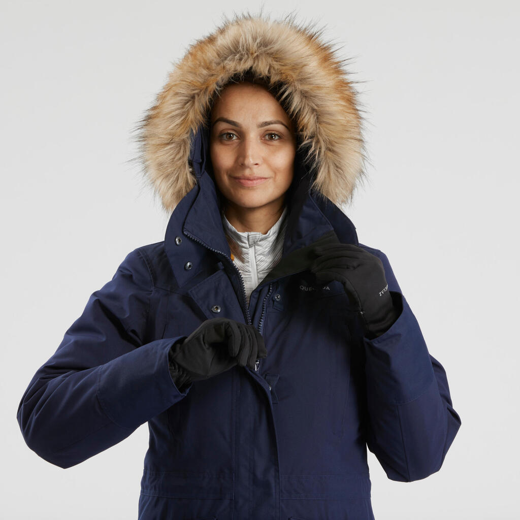 Sieviešu ūdensnecaurlaidīga ziemas pārgājienu parka “SH500 Ultra warm”, -20 °C