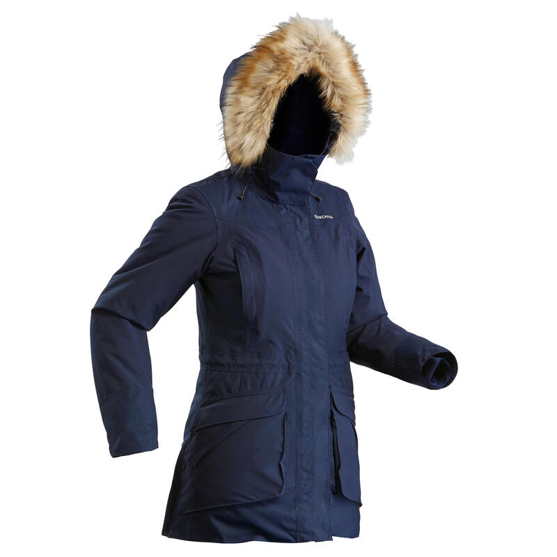 Regenjas In het algemeen hoeveelheid verkoop Koop mooie lange winterjassen voor dames bij Decathlon