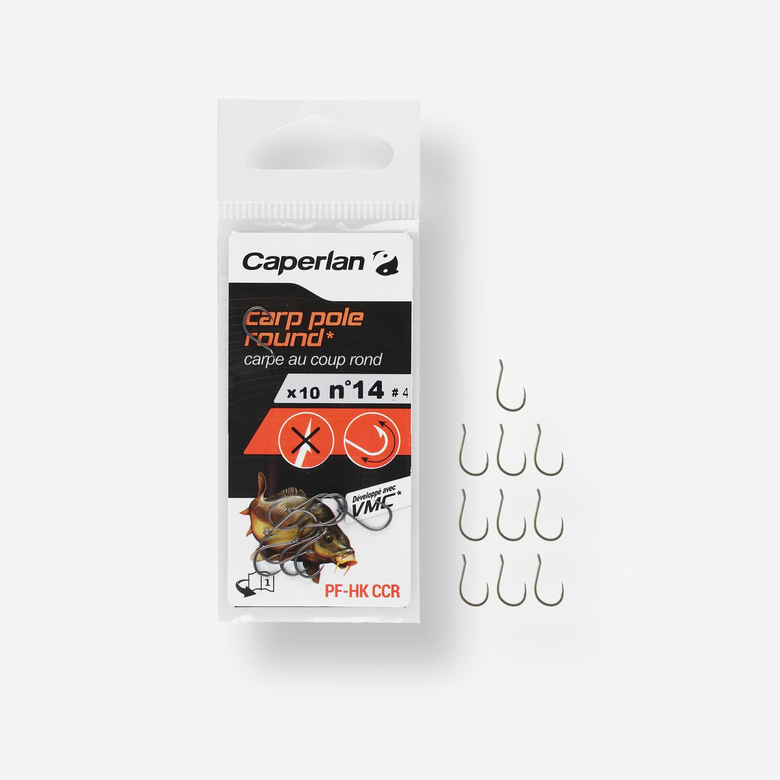 CAPERLAN Unrigged round circle hooks for carp fisheries 
(PF - HK CCR)