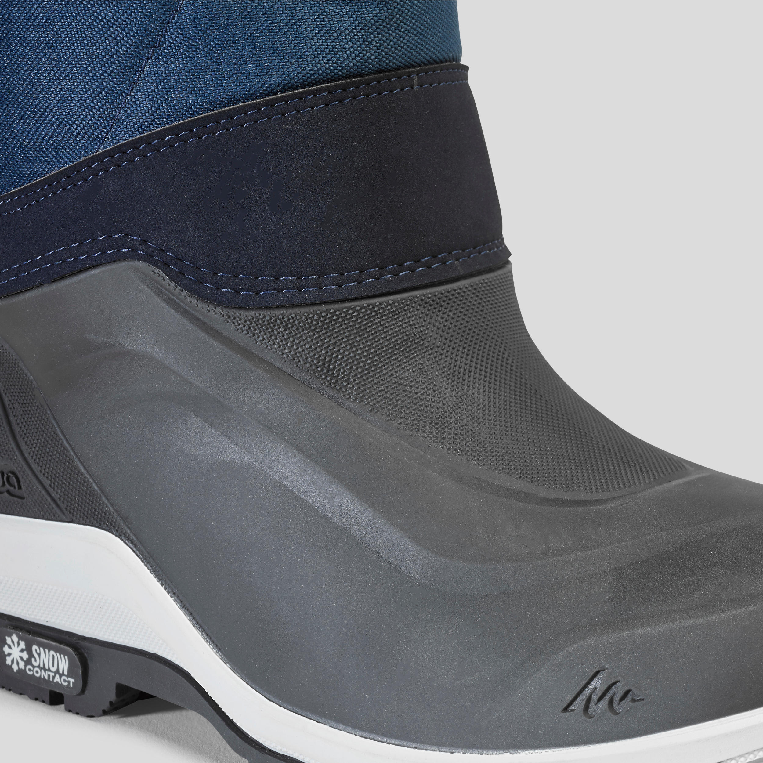 Men's Warm Waterproof  Snow Hiking Boots - SH500 X-WARM -  Zip. 6/6