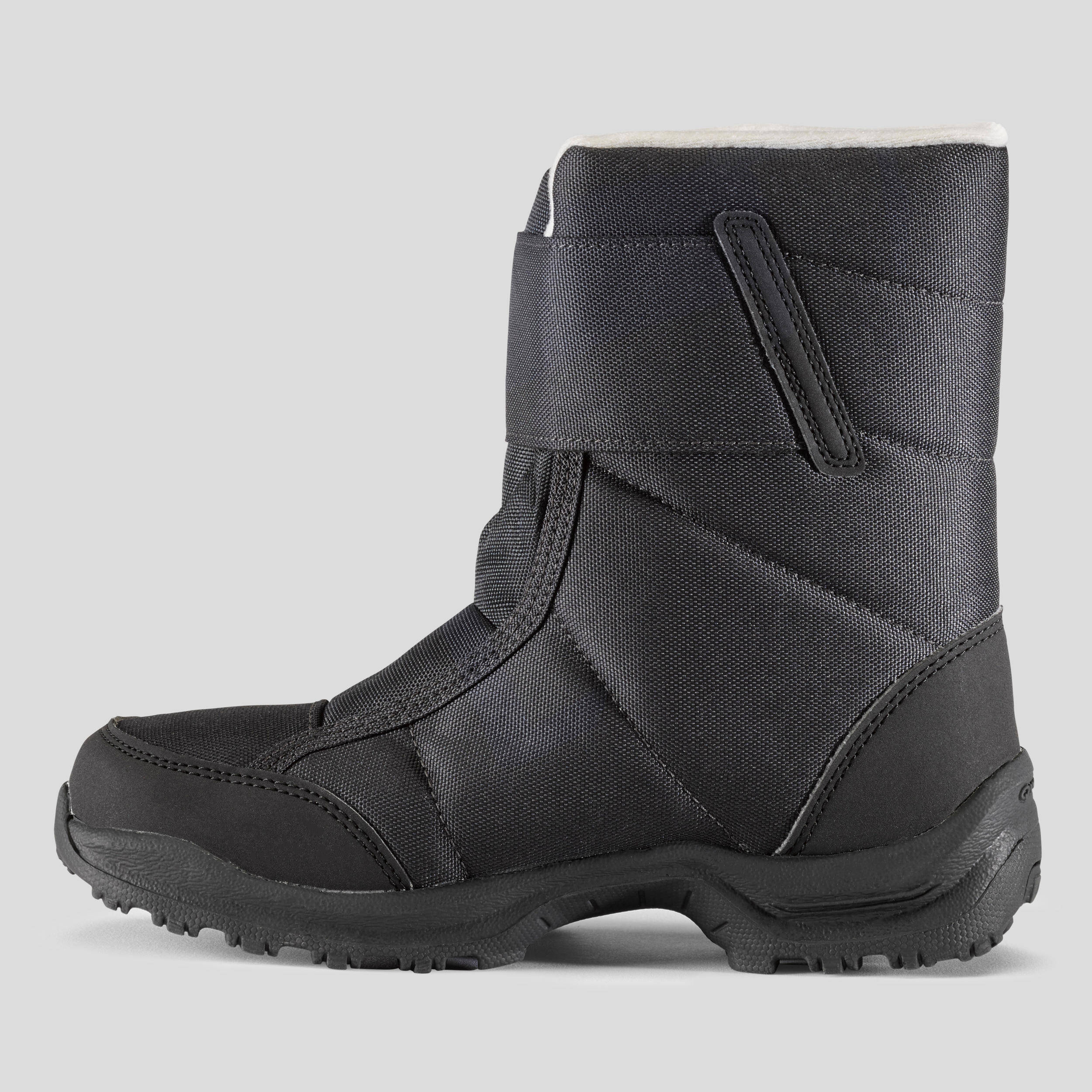 Kids’ warm waterproof snow hiking boots SH100 - Velcro Size 7 - 5.5  -  3