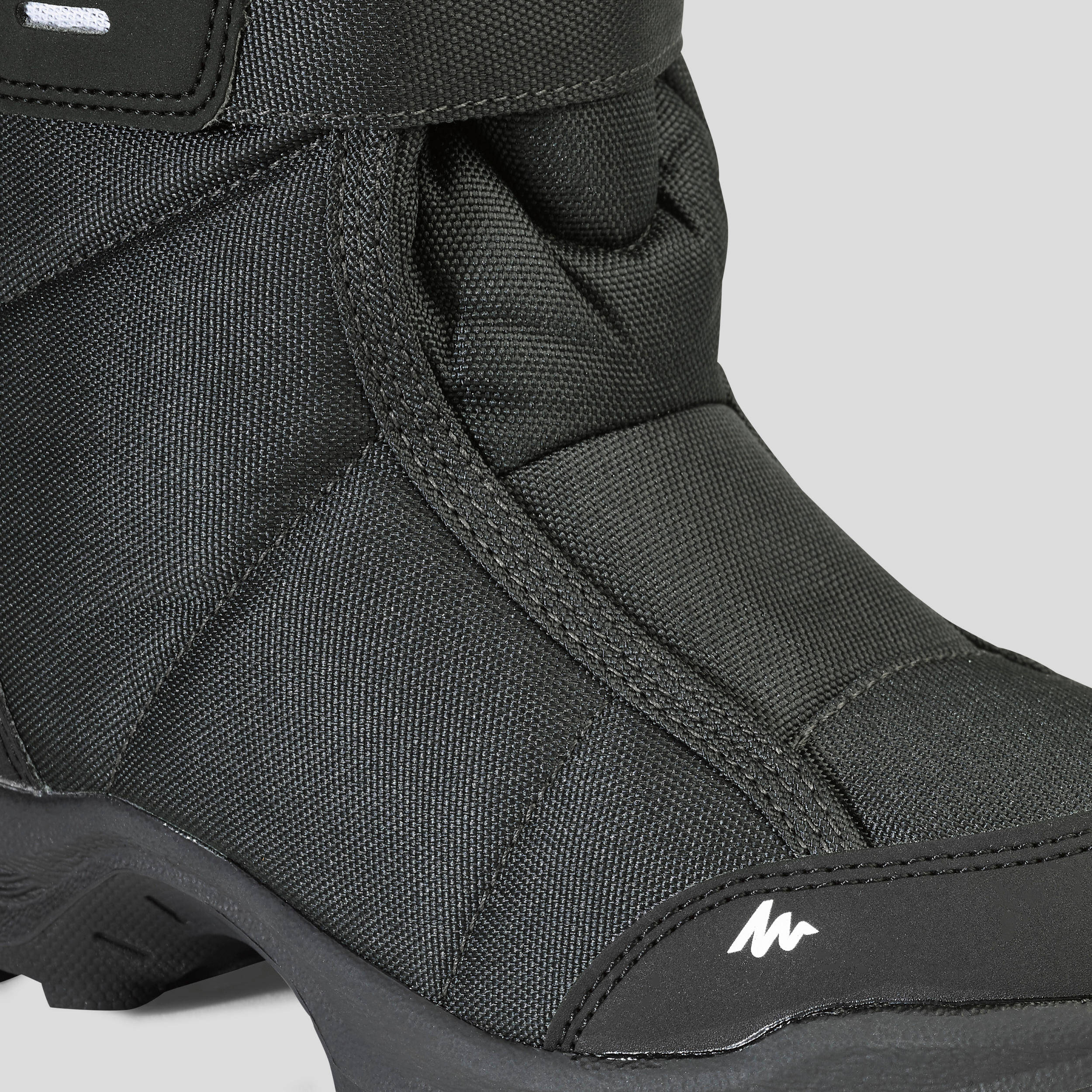 Kids’ warm waterproof snow hiking boots SH100 - Velcro Size 7 - 5.5  -  5