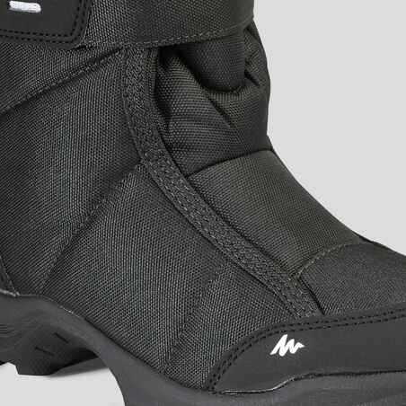 BOTAS NIEVE CÁLIDAS NIÑOS SENDERISMO SH100 X-WARM NEGRO - Decathlon