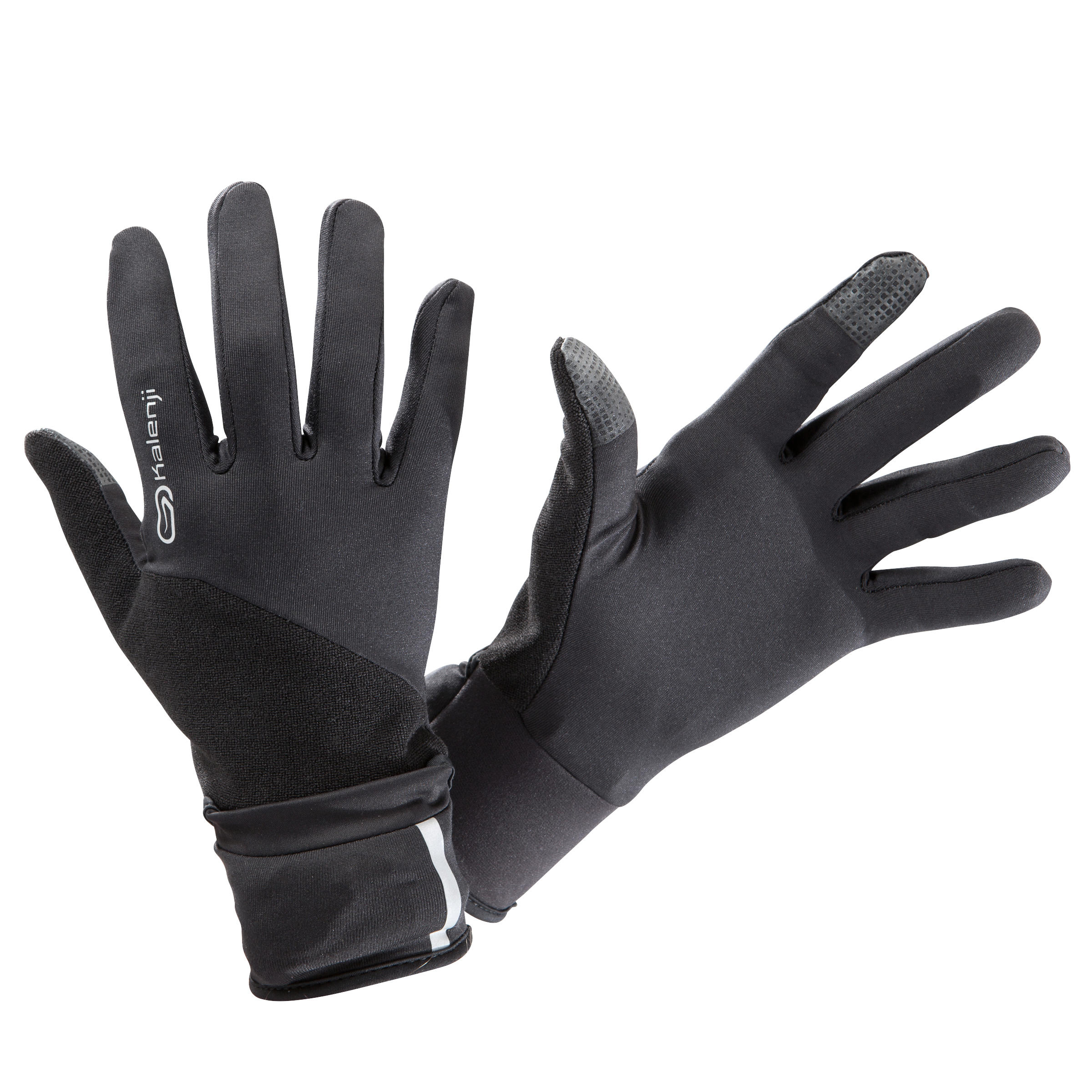 black mitten gloves