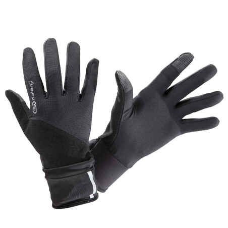 Črne tekaške rokavice EVOLUTIV BY NIGHT 
