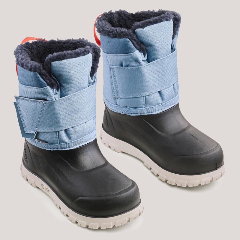 Kids’ warm waterproof snow hiking boots SH500 - Velcro Size 7 - 5.5