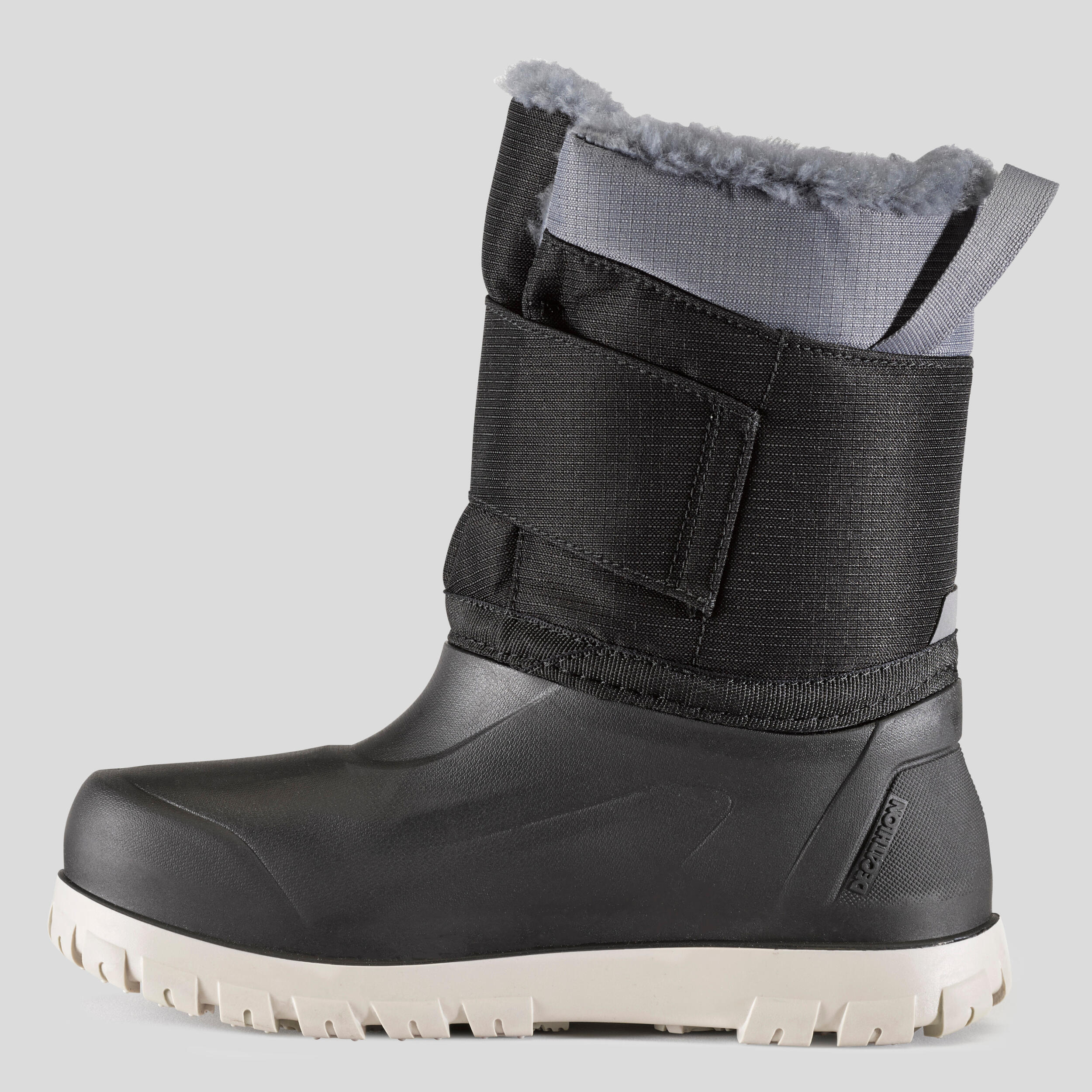 KIDS’ WARM AND WATERPROOF SNOW BOOTS - SH500 X-WARM 3/5