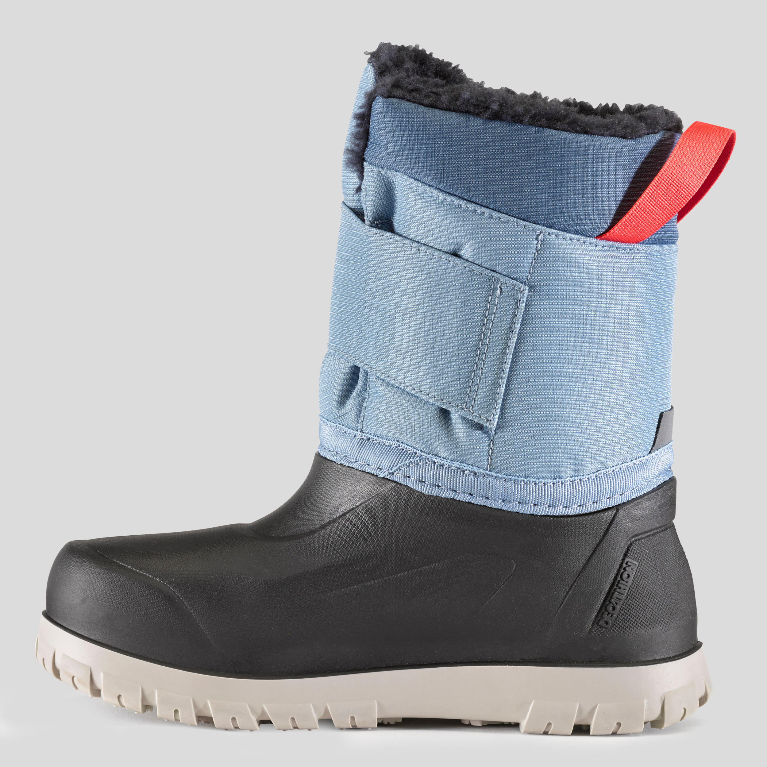 Kids’ warm and waterproof hiking boots, UK JR sizes 7-10, SH500 3/5