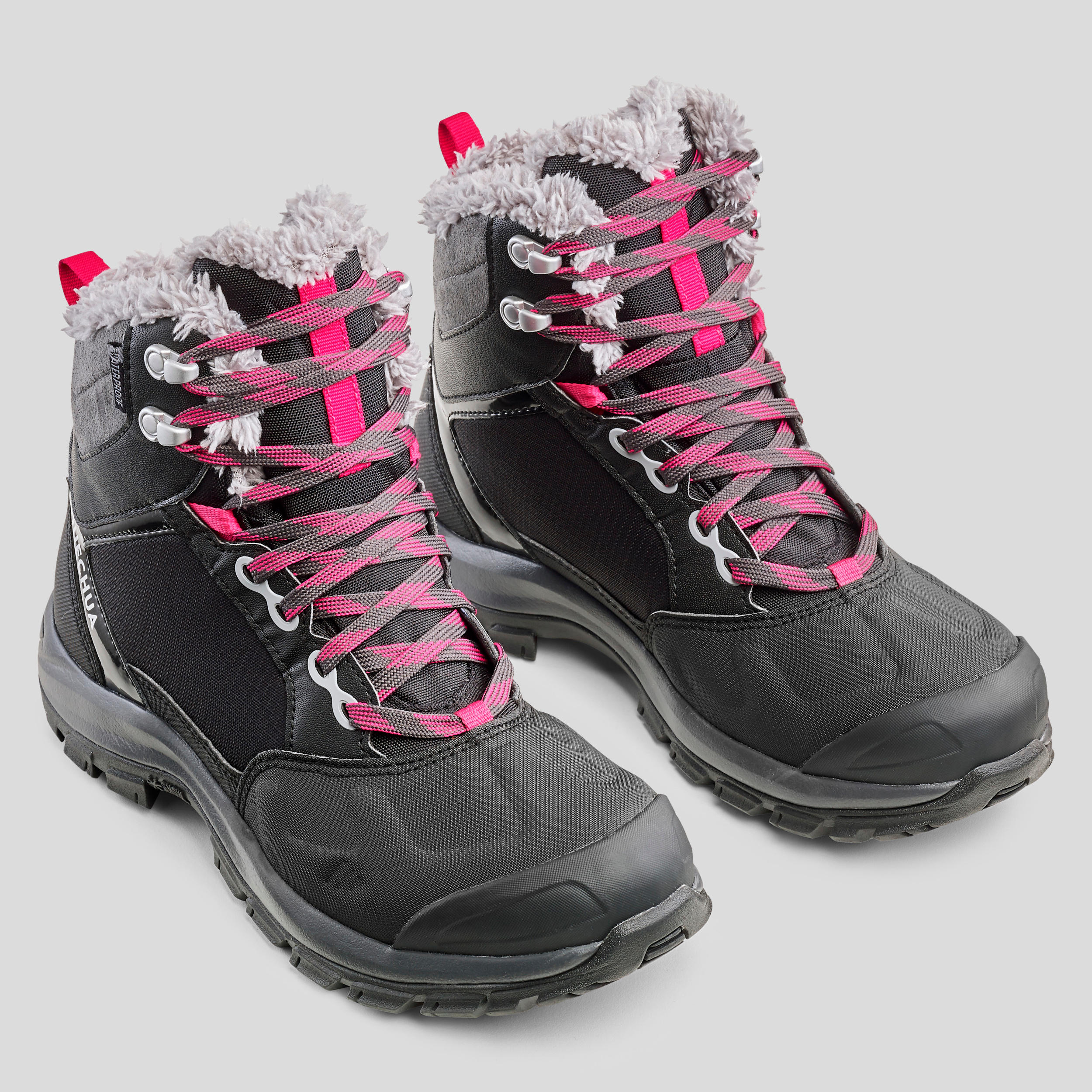 Bottes de randonnée d'hiver femmes – SH 520 X-Warm noir - QUECHUA