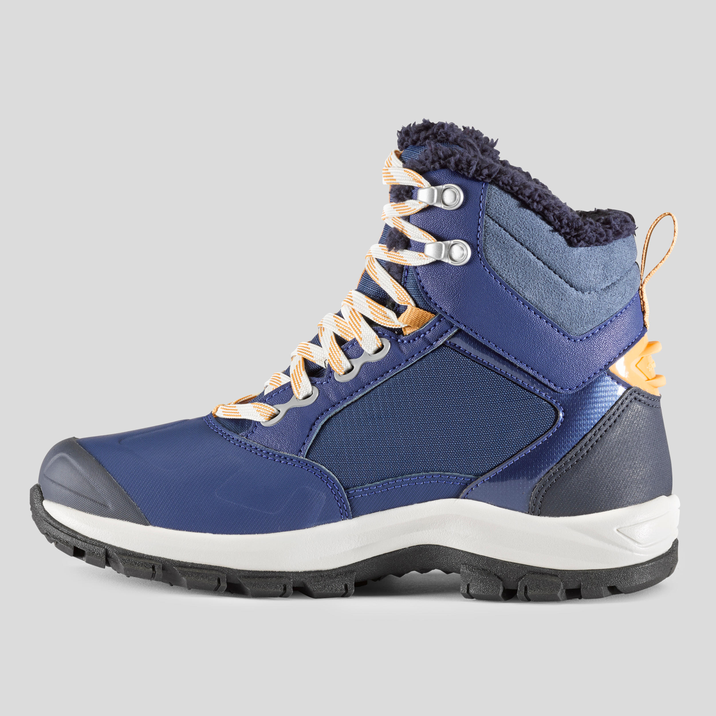 Chaussures de randonnée neige femme SH520 x-warm mid bleu 3/11