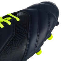 Botas de Rugby Offload Density R100 FG Adulto Azul Amarillo