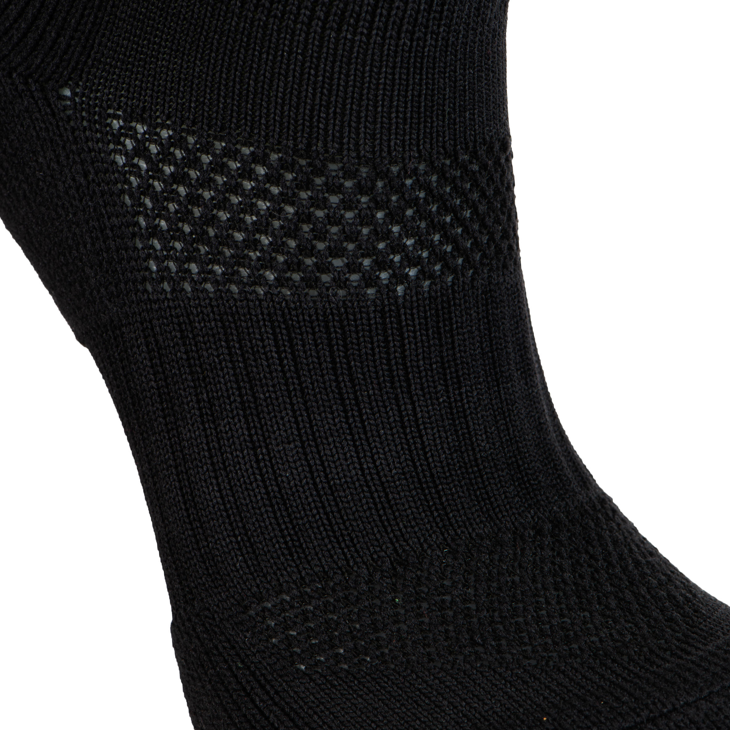 Kids' Knee-Length Rugby Socks R500 - Yellow/Black 5/7