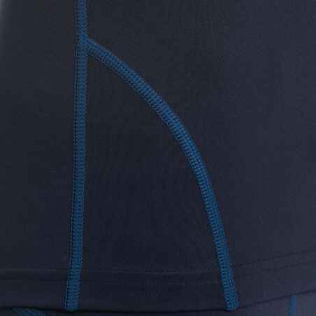 Langarm-Funktionsshirt R500 Kinder blau