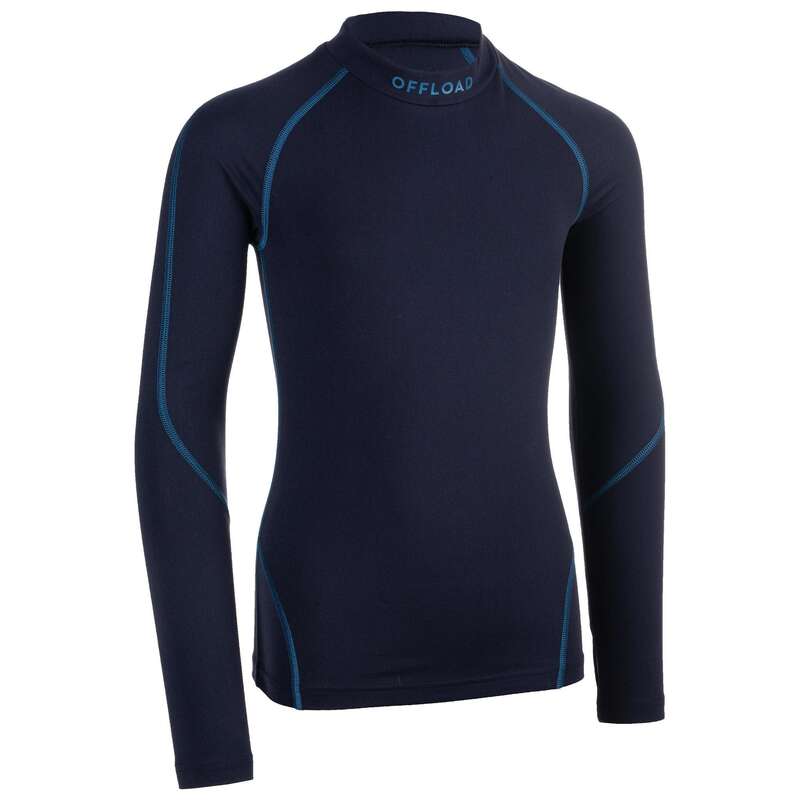 APPAREL RUGBY COLD WEATHER JUNIOR Rugby - R500JR Long-Sleeved Base Layer OFFLOAD - Rugby Clothing