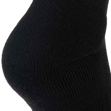 Adult Rugby High-Cut Socks R500 - Black/Grey