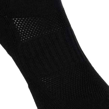 Ψηλές κάλτσες ενηλίκων για ράγκμπι R500 - Μαύρο/Γκρι