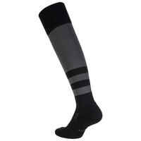 Medias largas de rugby R500 negro gris