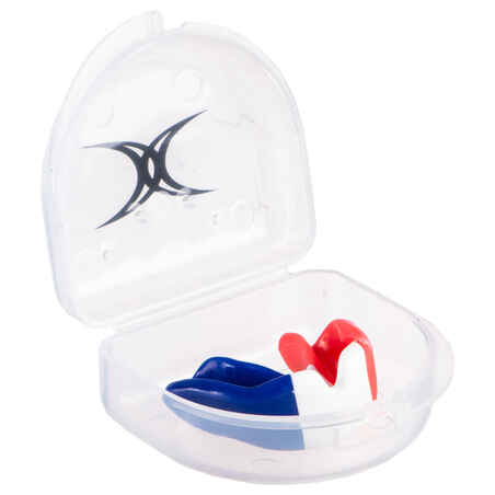 Kids' Rugby Mouthguard France J - Blue/White/Red