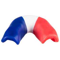 Kids' Rugby Mouthguard France J - Blue/White/Red