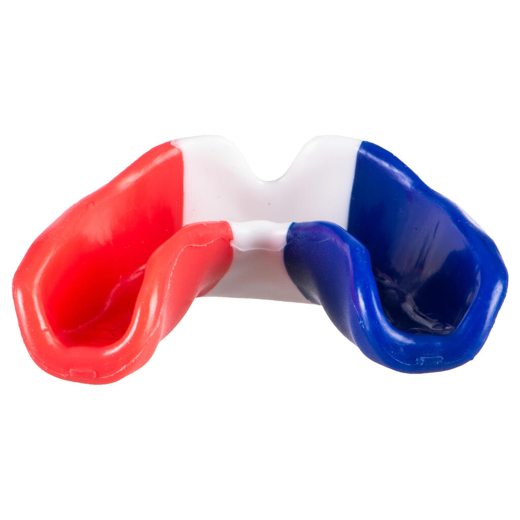 Kids' Rugby Mouthguard France J - Blue/White/Red