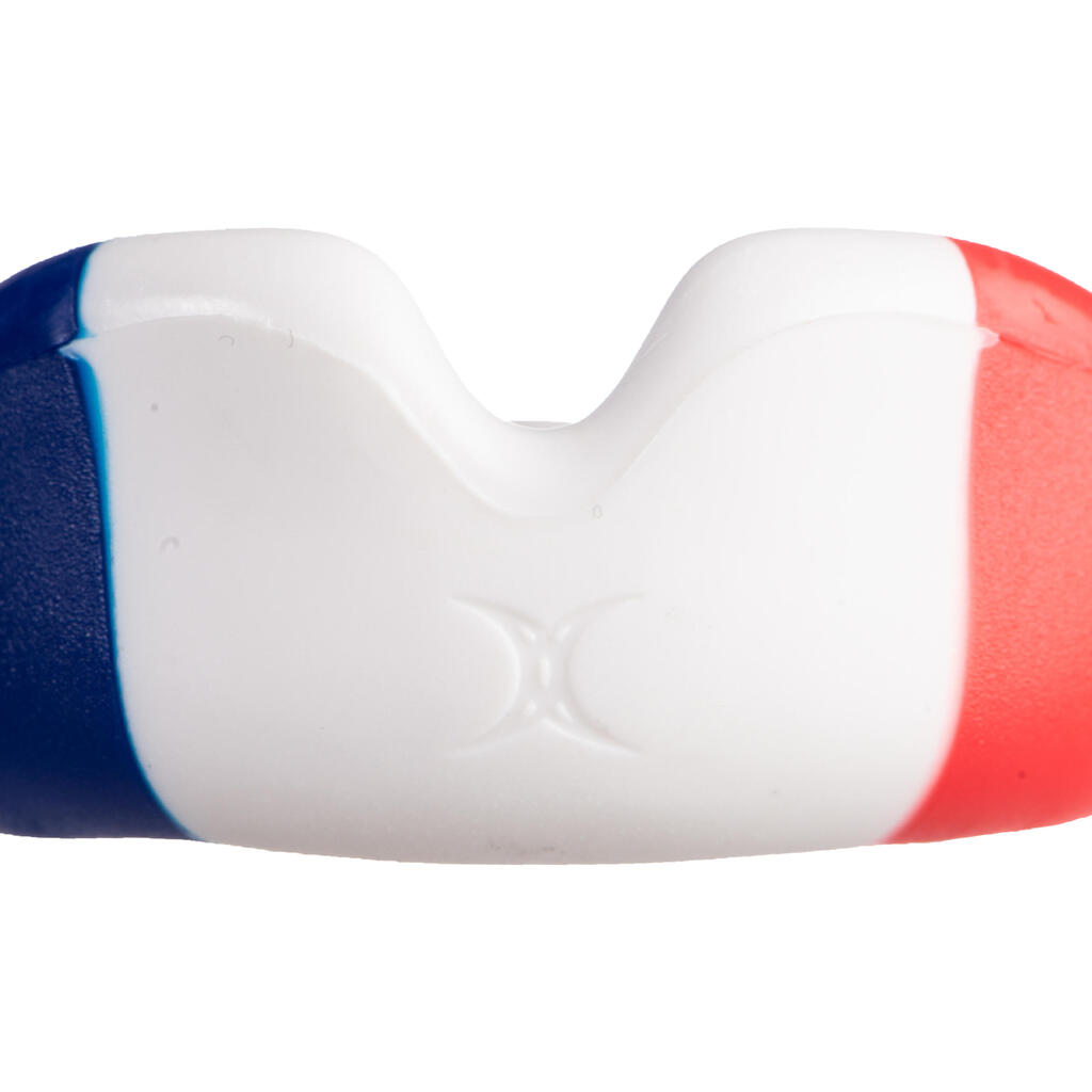 Chránič zubov pre dospelých na ragby vo farbách Francúzska