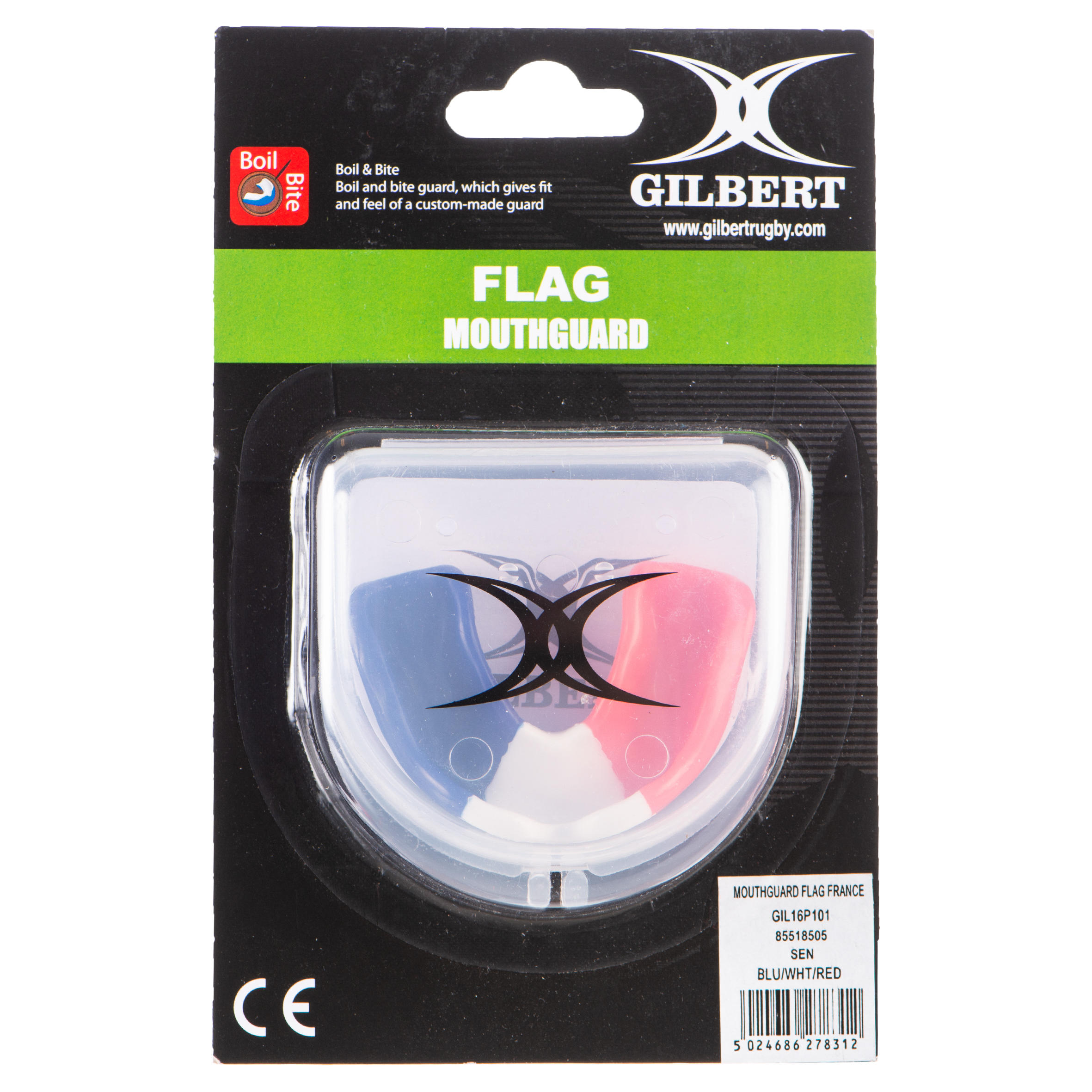 Rugbybitje volwassenen blauw/wit/rood 6/6