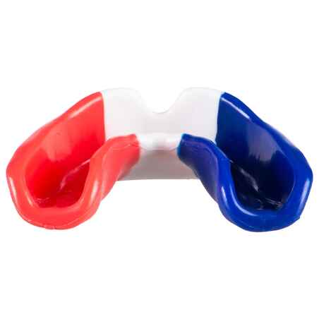 Adult Rugby Mouthguard France A - Blue/White/Red