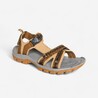 Men Water Resistant Sports Sandals with Velcro & Buckled Strap Beige - NH500