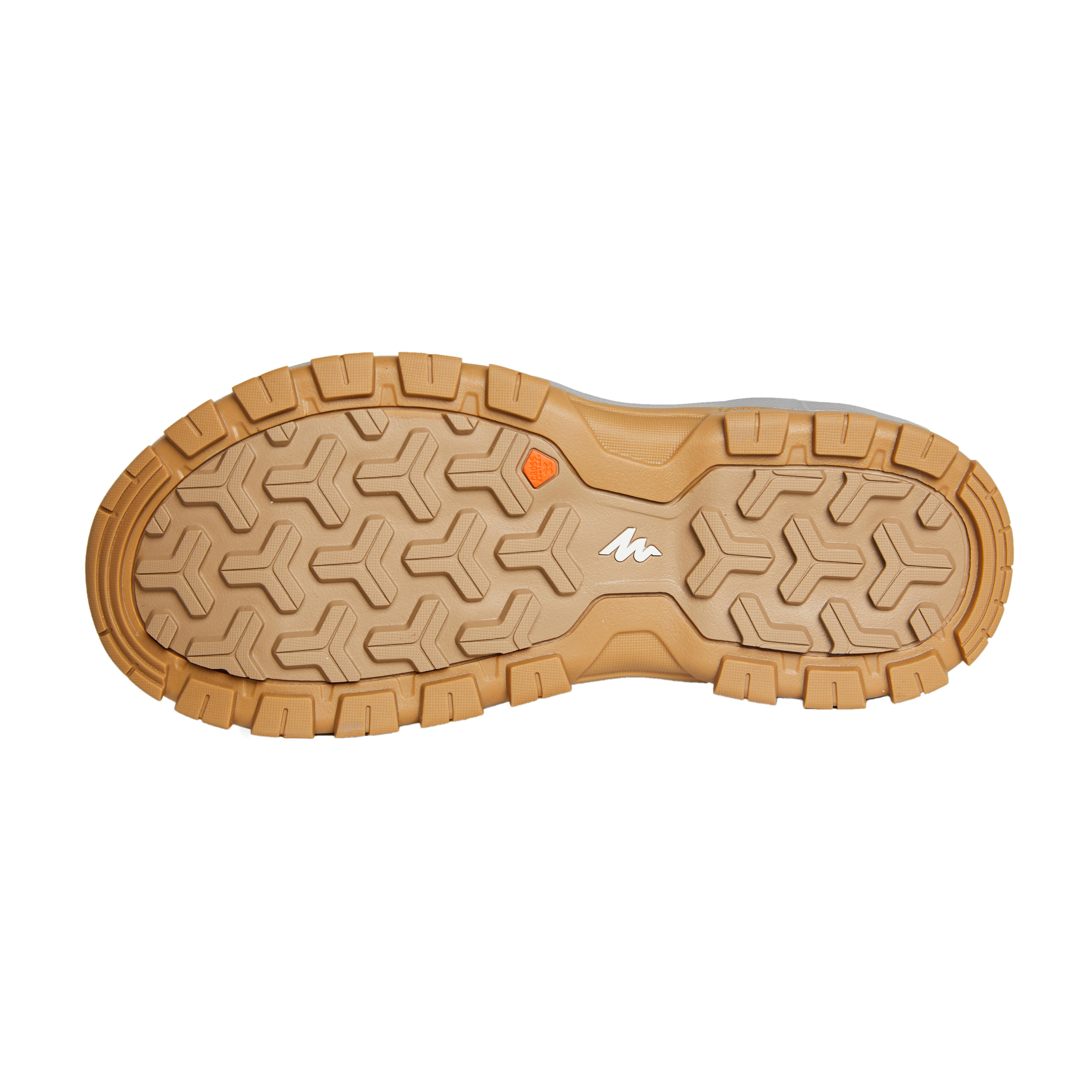 Men Water Resistant Sports Sandals with Velcro & Buckled Strap Beige - NH500