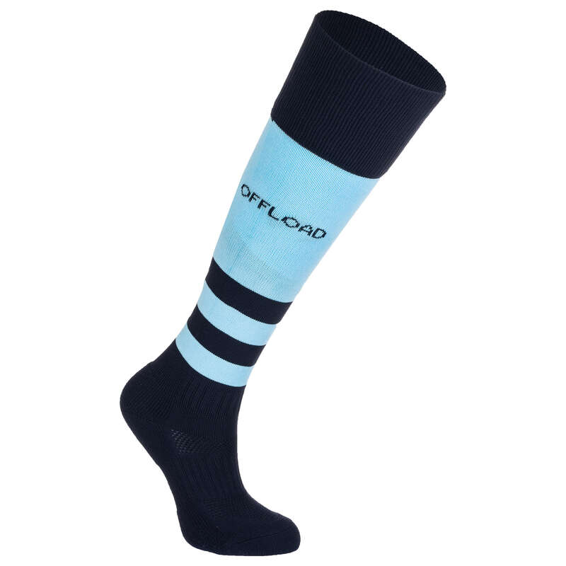 RUGBY WOMAN Rugby - Women's Socks R500 - Blue OFFLOAD - Rugby Clothing