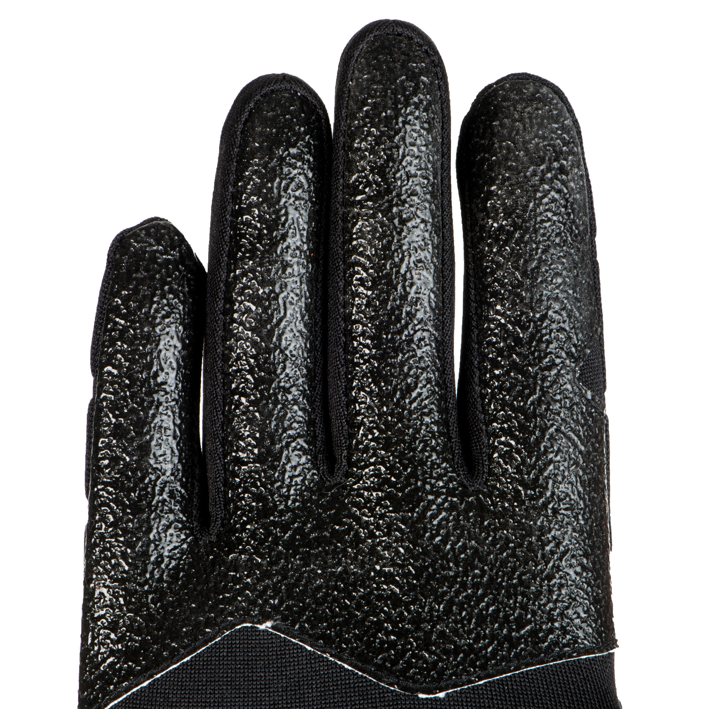 R500 Adult Winter Rugby Gloves - Black 6/8