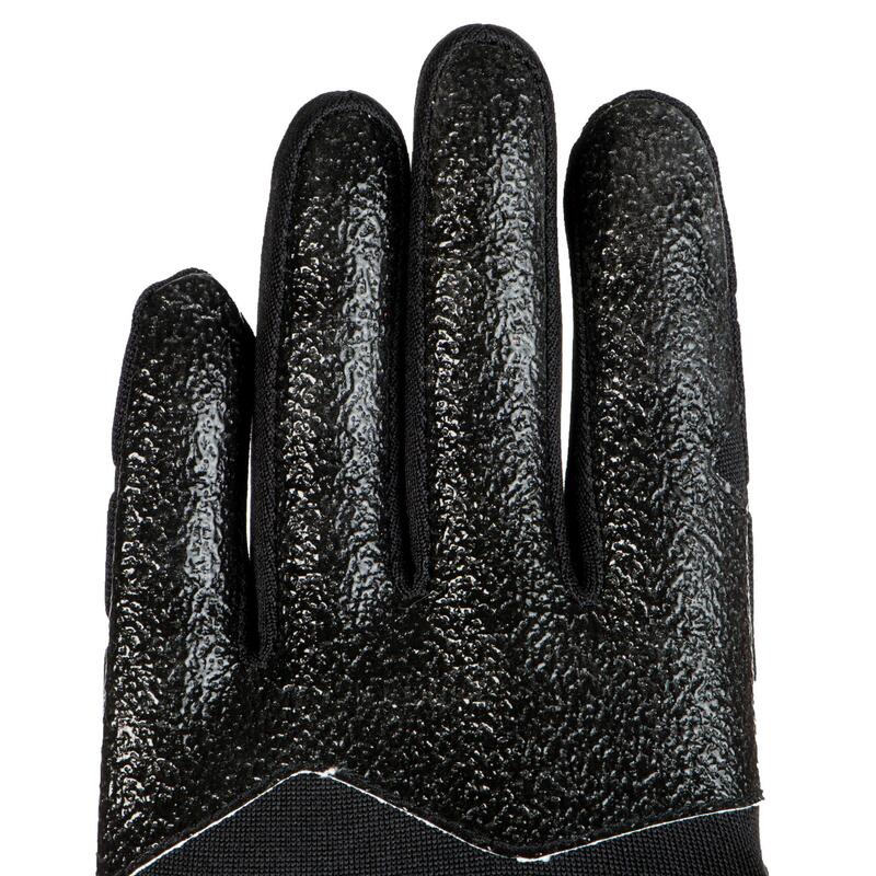 Gants rugby hiver R500 adulte noir