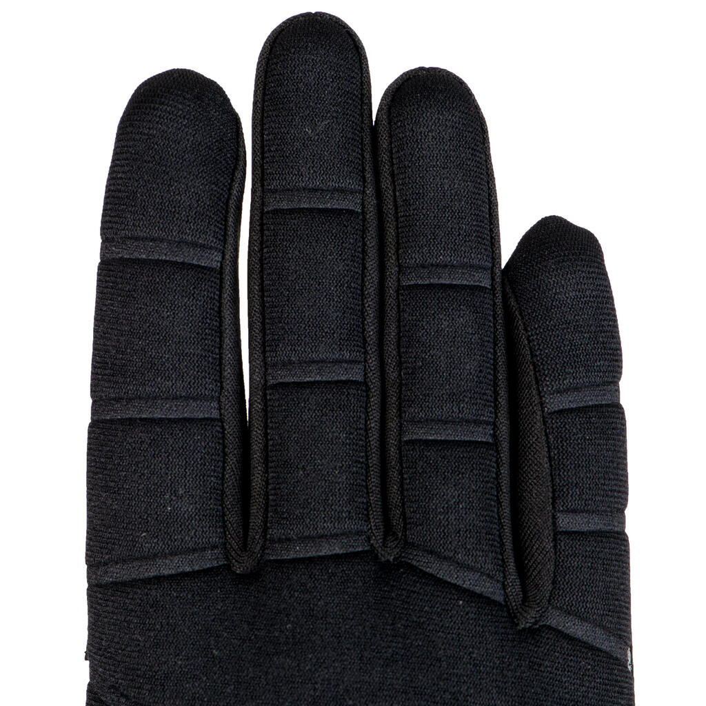 Kids' Rugby Full Winter Gloves 500 - Black