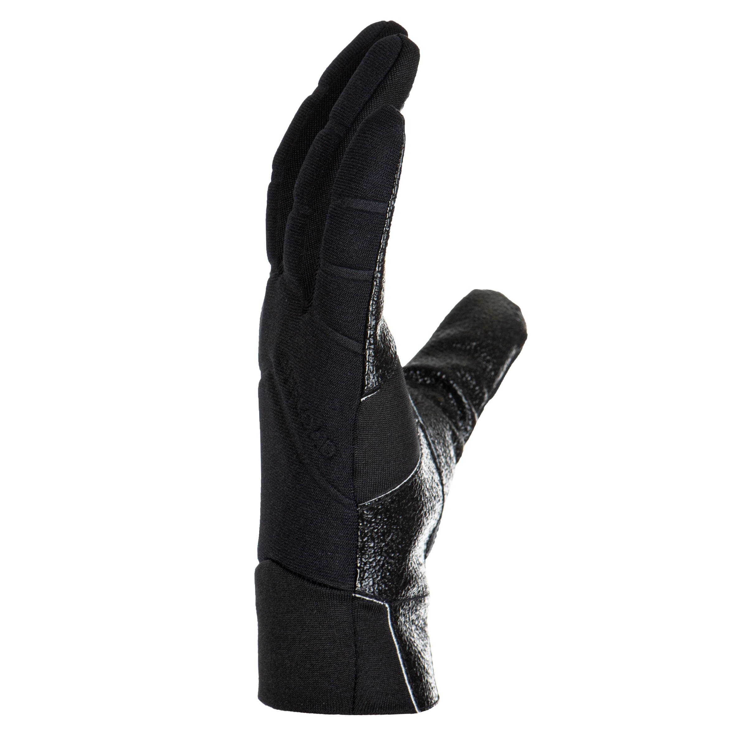 R500 Adult Winter Rugby Gloves - Black 2/8
