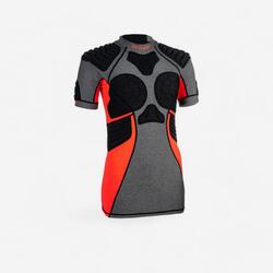 EPAULIERE de RUGBY R900 Femme Gris Corail