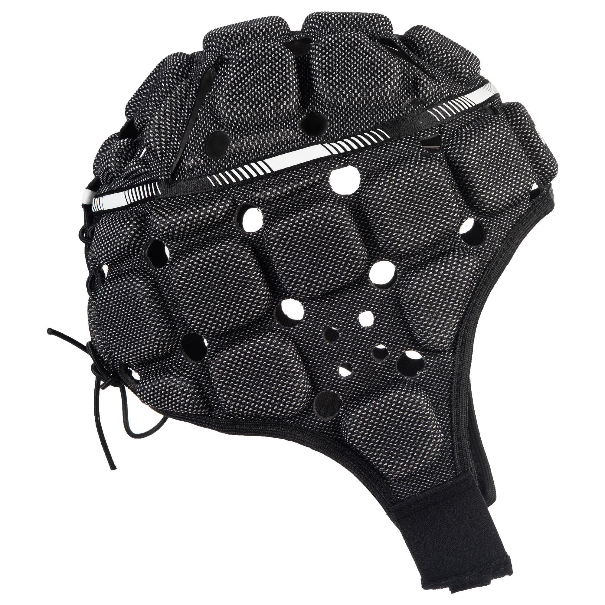 Casco da rugby per adulti R900 nero