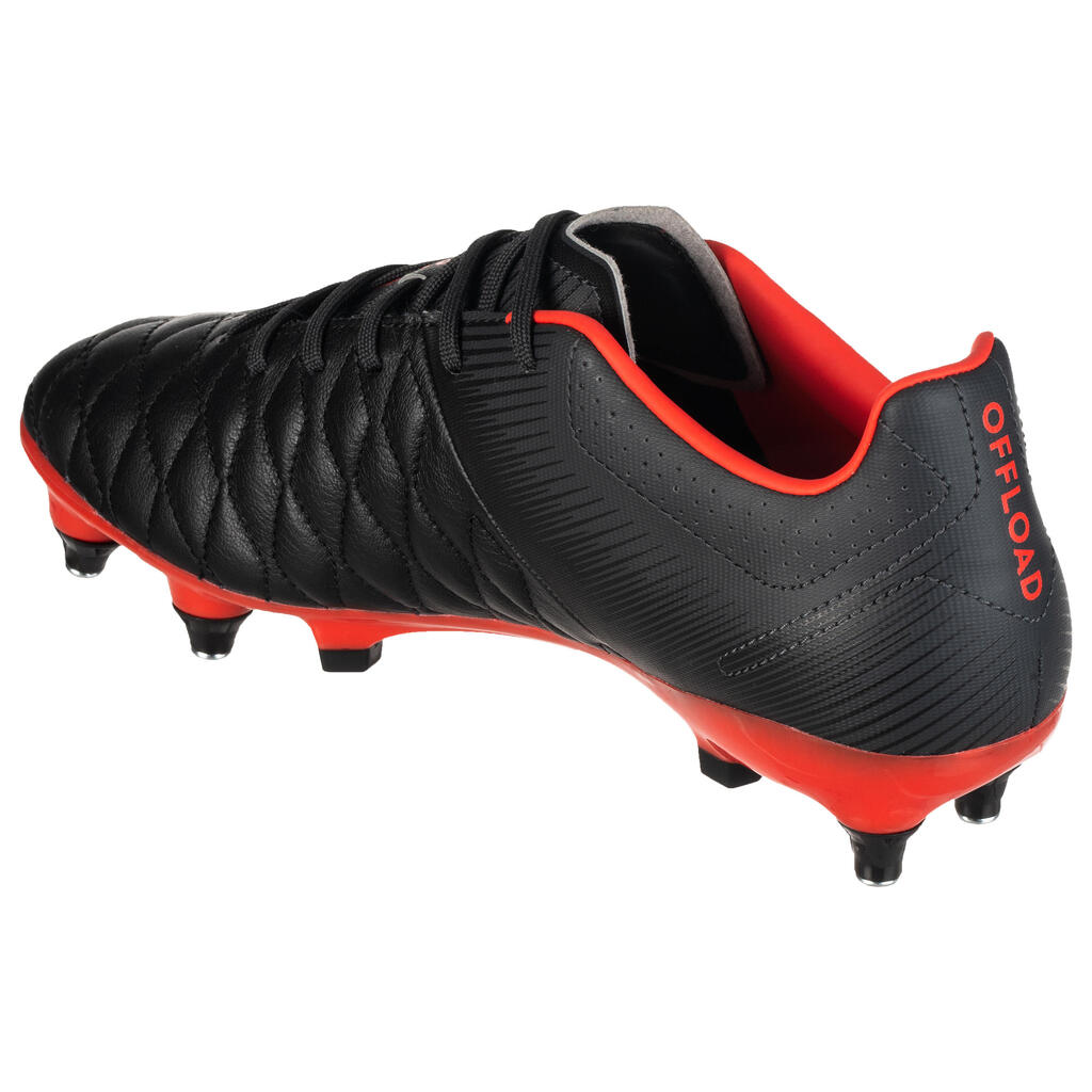 Hybrid Rugby Boots Agility R900 SG - Black/Red